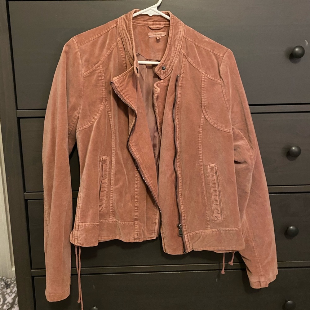 Velvet pink jacket